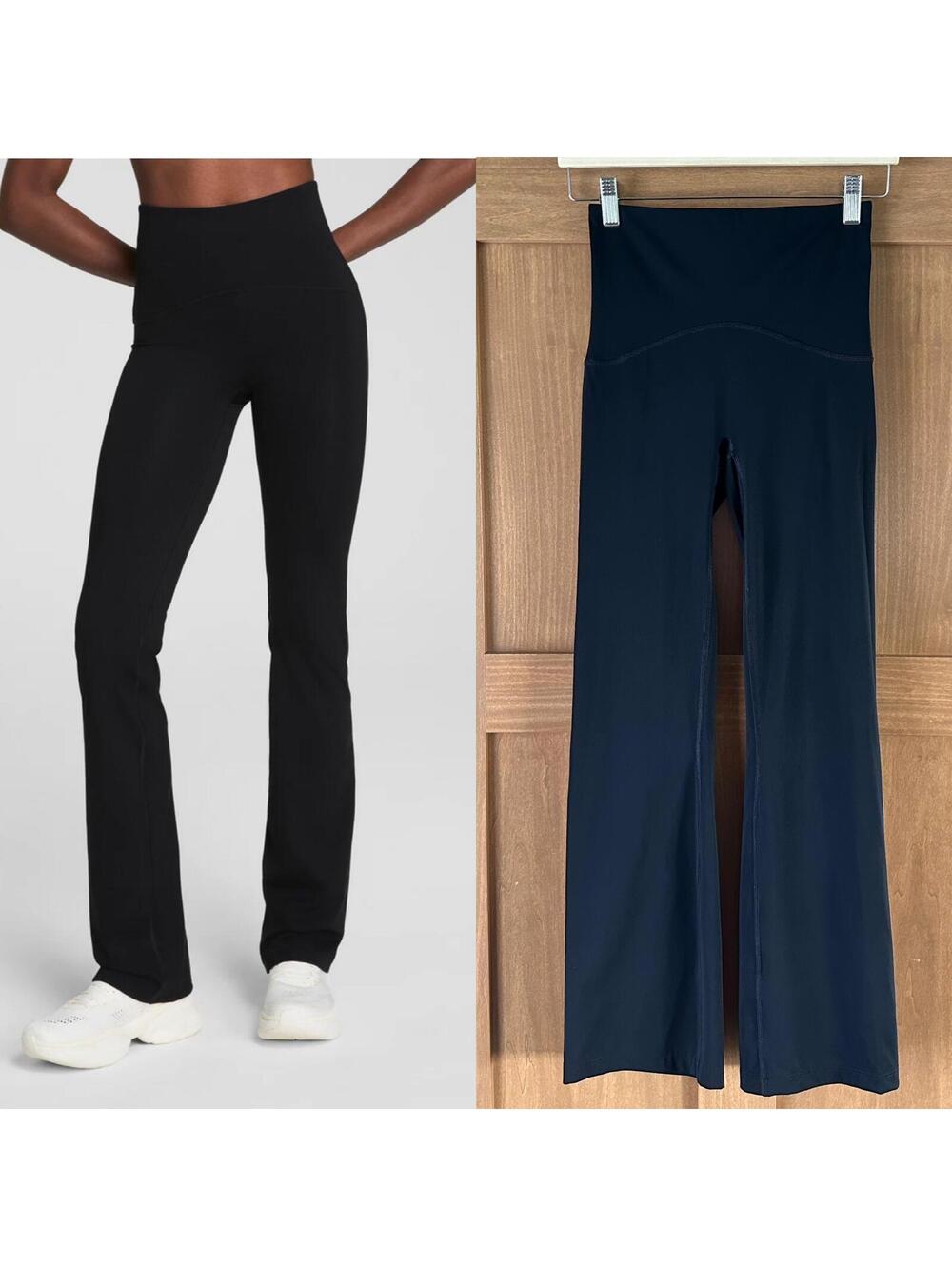 SPANX SPANXshape Booty Boost Flare Pants Yoga Leggings Black Women Small 50243R
